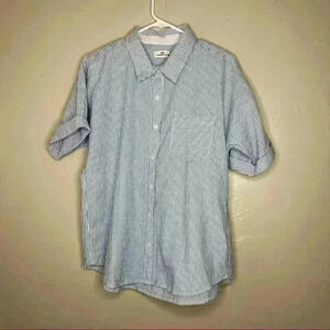 Vineyard Vines Dolman Seersucker Button Down Sz S